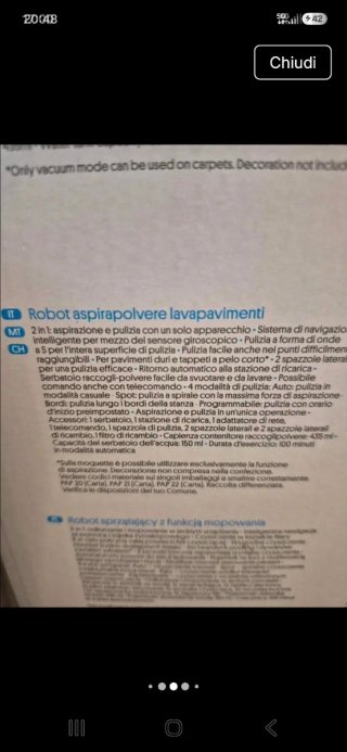 Silvercrest Robot Aspirapolvere e Lava Pavimenti