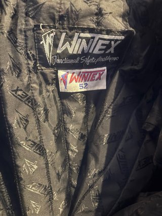 Cazadora de cuero para moto Wintex