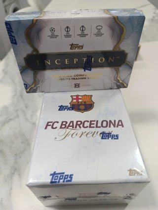 Caja sellada Topps Inception y forever Barcelona