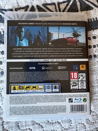 GTA V Grand Theft Auto 5 PS3 Completo + Mapa