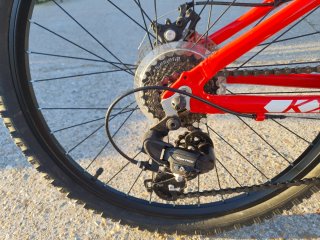 Bicicleta Monty KX7D Talla 12 Roja-21 velocidades