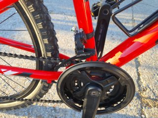 Bicicleta Monty KX7D Talla 12 Roja-21 velocidades