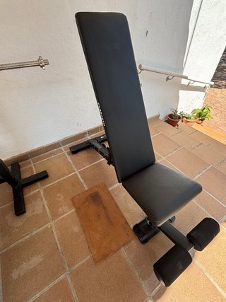 Banco de pesas profesional Decathlon