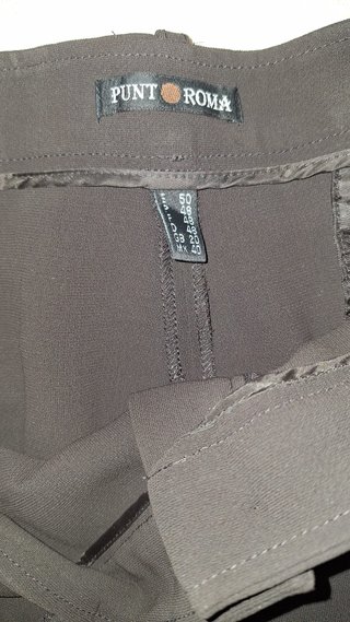 Conjunto traje-pantalón Punto Roma (Marrón oscuro)