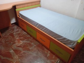 Dormitorio juvenil completo