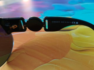 Gafas de Sol Versace ORIGINALES Negras y Doradas