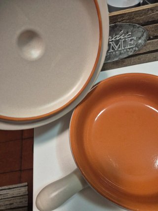 2 Pentole Piral Terracotta Beige 20/21cm