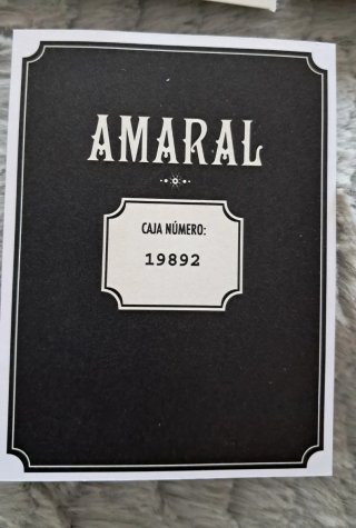 Amaral Caja Metálica Edición Limitada 19892