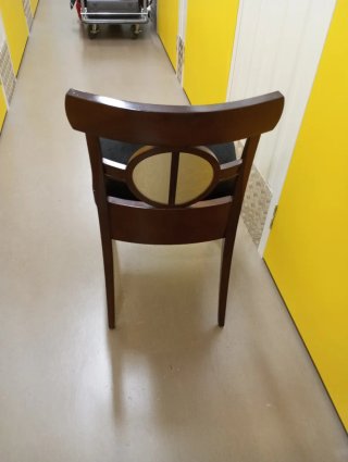 2Sillasoriental madera y terciopelo