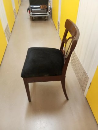 2Sillasoriental madera y terciopelo