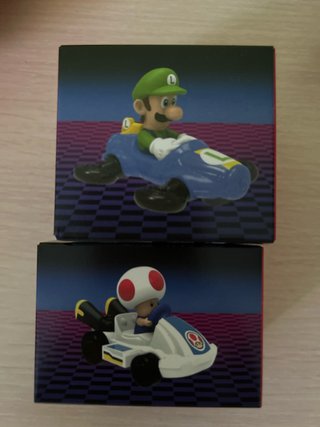 Luigi y Toad Mario Kart McDonalds Juguetes