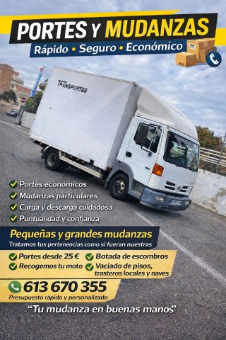 Portes y mudanzas