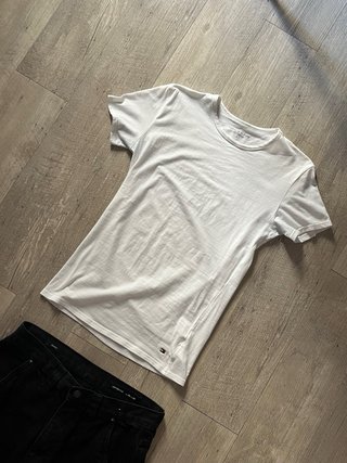 Camiseta Tommy Hilfiger Blanca Talla S