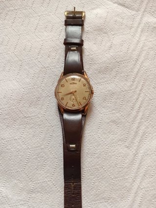 2 Relojes Cuerda Años 40-50 Certina
