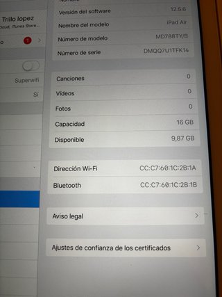 iPad Air 16GB Blanco