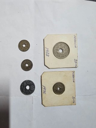 Monedas antiguas coleccionables
