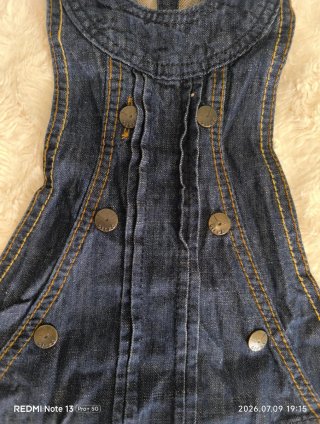 Mono vestido vaquero minifalda Talla S