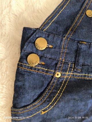 Mono vestido vaquero minifalda Talla S