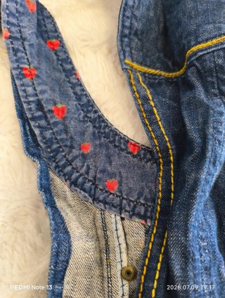 Mono vestido vaquero minifalda Talla S