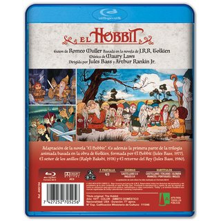 EL HOBBIT Bluray (Animación, Fantástico)