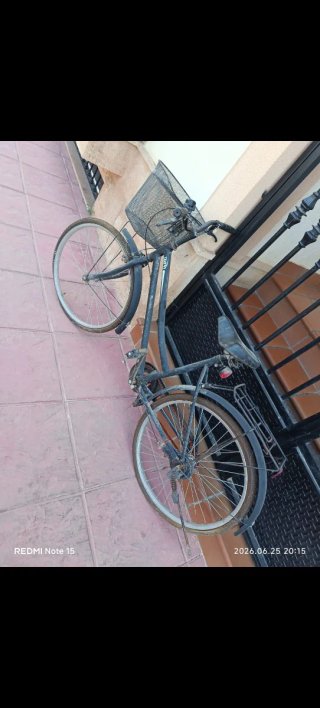 Bicicleta de paseo con cesta