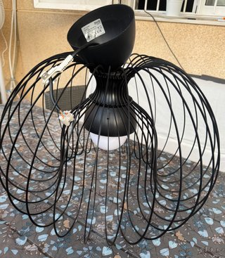 Lámpara de techo colgante de metal