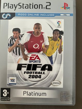 3 Juegos PS2: NBA Live 08, FIFA04, athens 04