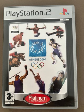 3 Juegos PS2: NBA Live 08, FIFA04, athens 04