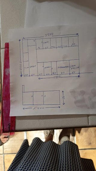 Cocina rustica de castaño
