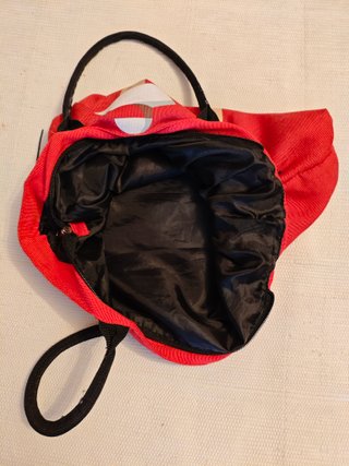 Bolso de loneta rojo