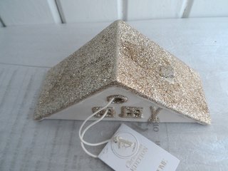Zara Home 3 Adornos Cerámica Casas Navidad NUEVOS
