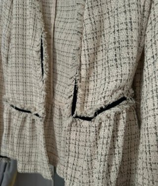 Chaqueta Zara Beige Talla S