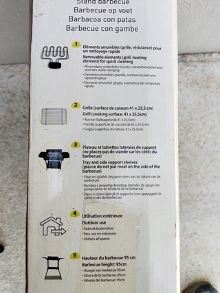 Barbacoa Eléctrica Mandine Negra