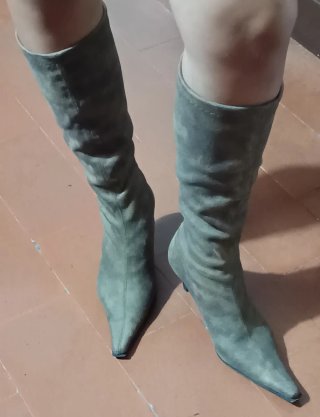 Stivali Alcantara Made in Italy