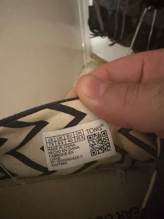 TOMS Alpargata Clásica Azul Marino Talla 40
