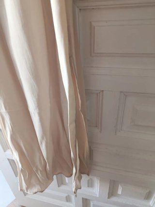 Vestido largo beige Lefties Talla M