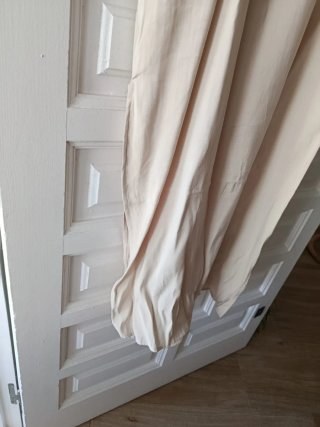 Vestido largo beige Lefties Talla M
