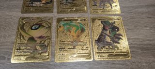 Cartas Pokémon Doradas V/VMAX lote