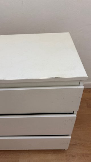 Cómoda blanca 70x40x70 cm Acepto Ofertas