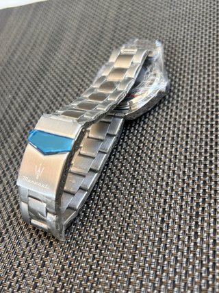 Reloj Maserati Competizione Azul y Plateado