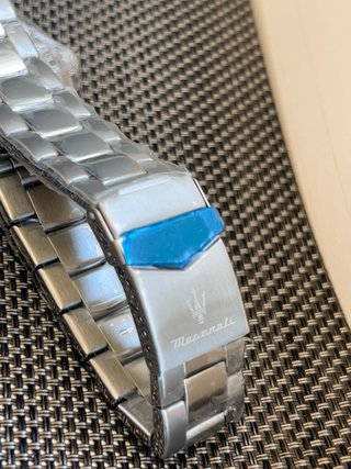 Reloj Maserati Competizione Azul y Plateado