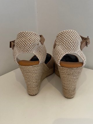 Sandalias cuña esparto MIAS