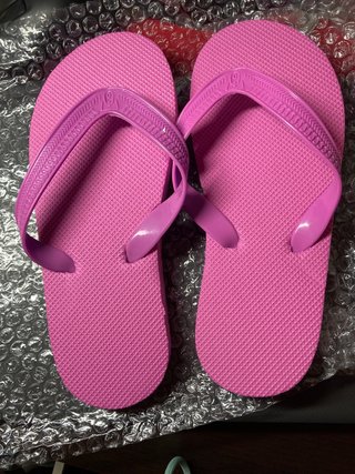 Chanclas rosas talla 39