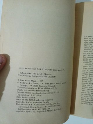 Los Demonios De Loudun - Aldous Huxley
