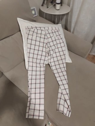 Pantalón de mujer a cuadros