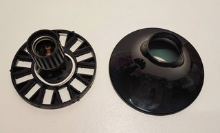 Lampada Artemide Teti Nero Vintage
