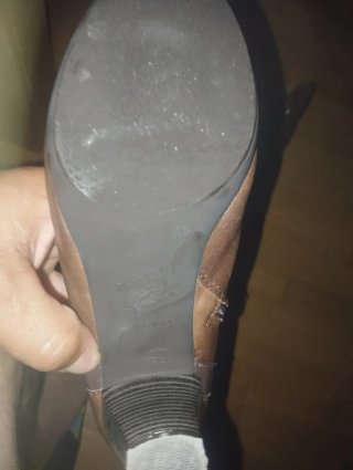 Botines de piel Pittolitos marrones puestos poco