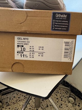 Zapatillas Asics GEL-NYC Blancas/Gris