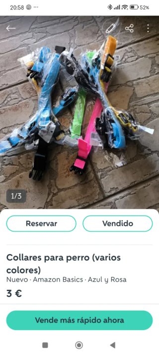 Collares para perro varios colores