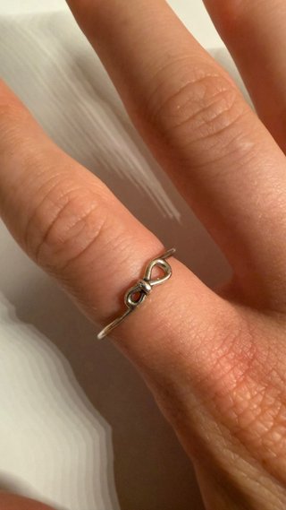 Anillo Pandora Lazo Plata